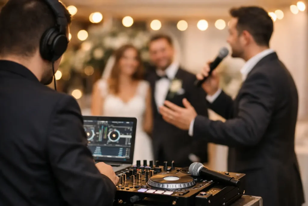 Wedding DJ MC Announcements List and Order