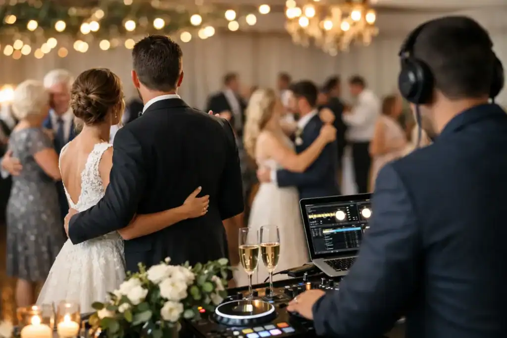 Wedding Reception Timeline Example With DJ