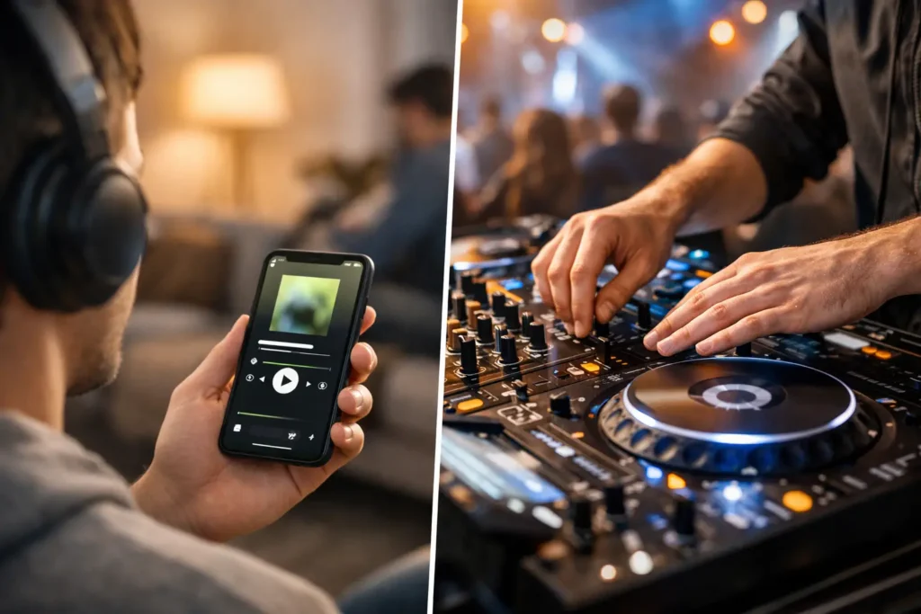 Spotify Playlist Versus Professional DJ