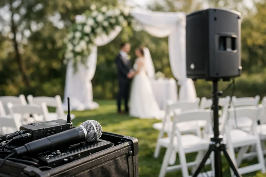 Backup Plan for Outdoor Ceremony Audio