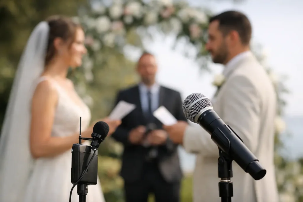 Mic Setup for Wedding Vows That Works