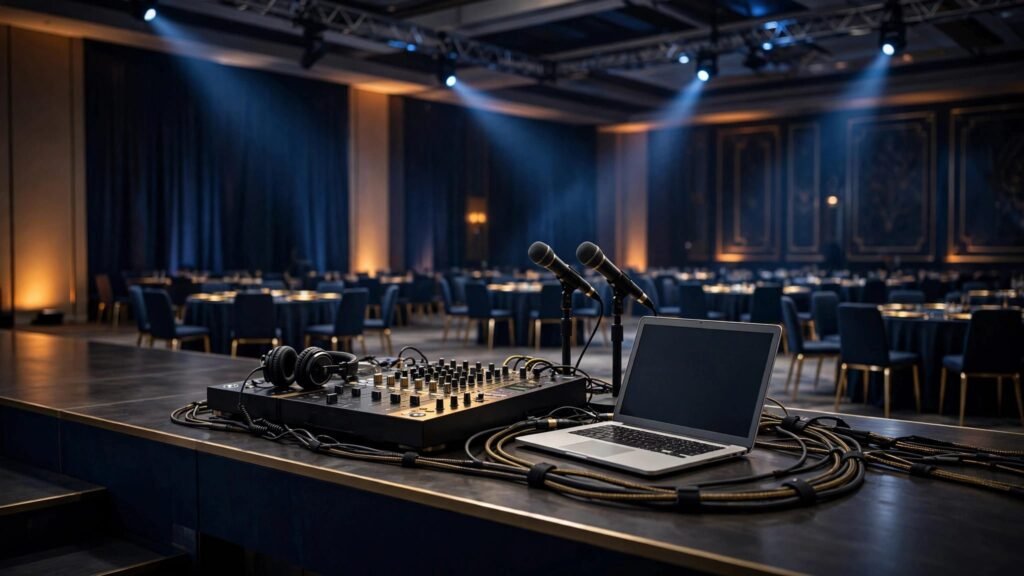 corporate DJ AV coordination