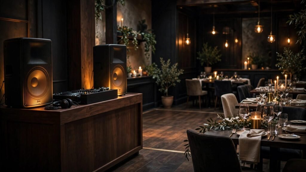 restaurant wedding DJ