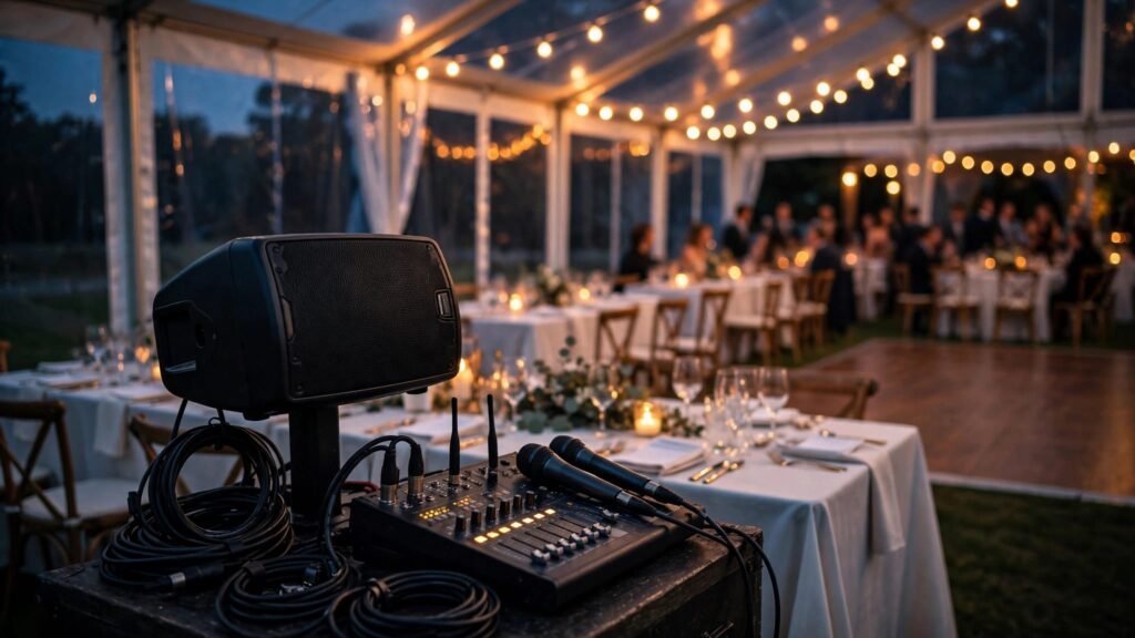 wedding sound checklist