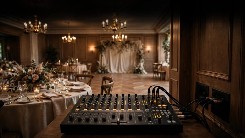 wedding venue sound system
