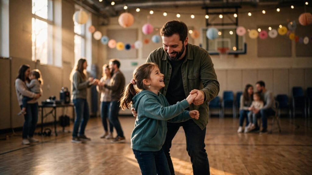 elementary school family dance