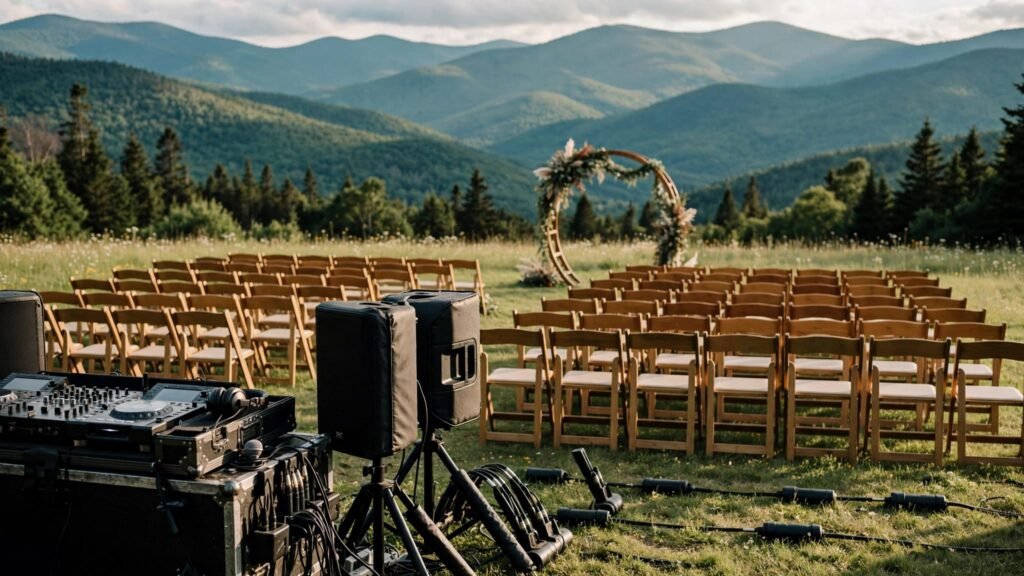 mountain wedding DJ